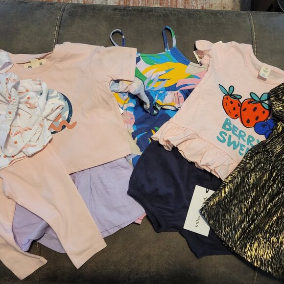 Nordstrom Other - Baby Girl's Nordstrom 8 pc Bundle 6mo-12mo Dresses & Shorts NWT
